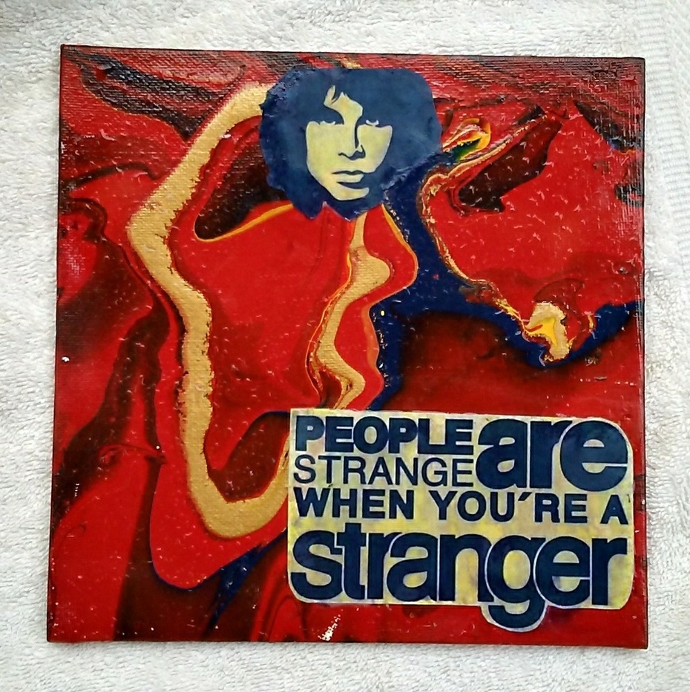 🎤 OOAK hand painted ft. The Doors